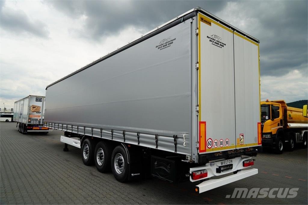 Wielton / FIRANKA / STANDARD / OŚ PODNOSZONA / Curtain sider semi-trailers