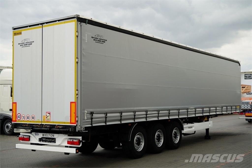 Wielton / FIRANKA / STANDARD / OŚ PODNOSZONA / Curtain sider semi-trailers