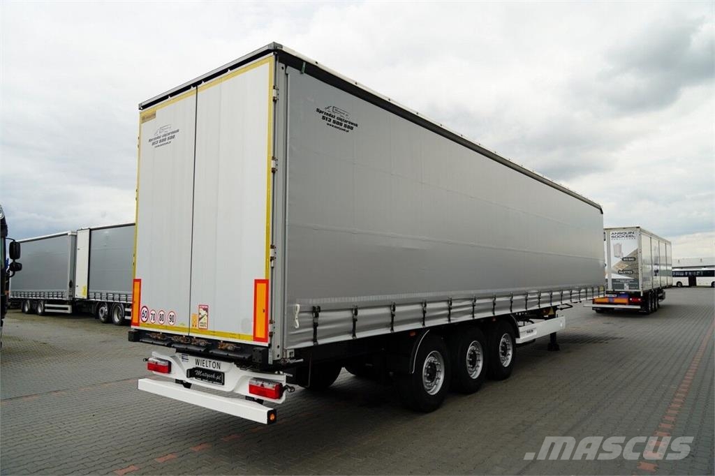 Wielton / FIRANKA / STANDARD / OŚ PODNOSZONA / Curtain sider semi-trailers