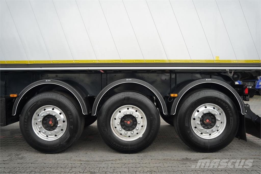 Wielton / WYWROTKA - 46 m3 / ALUMINIOWA / KLAPO - DRZWI / Semi-trailer med tip