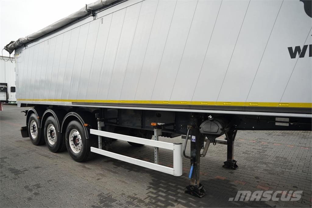Wielton / WYWROTKA - 46 m3 / ALUMINIOWA / KLAPO - DRZWI / Semi-trailer med tip