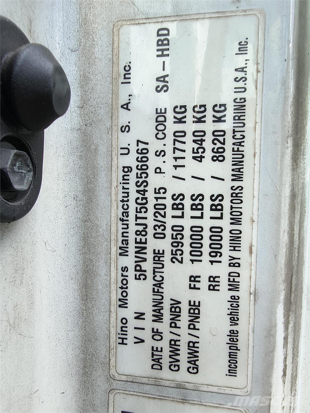 Hino 268A Kofferaufbau
