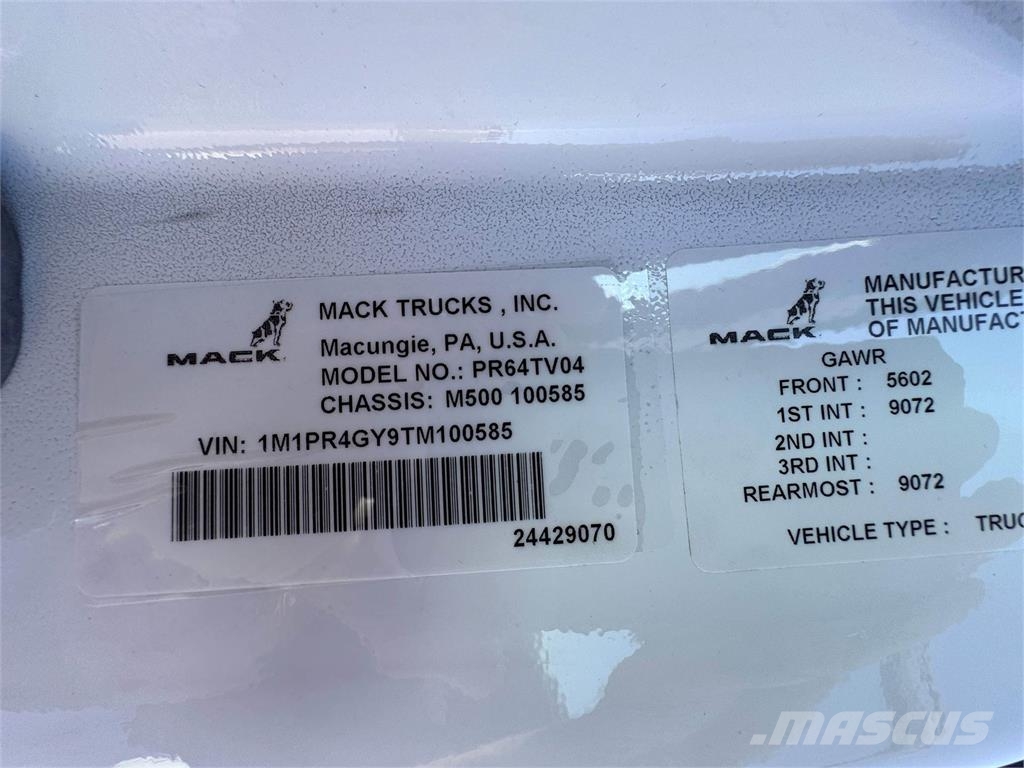 Mack PR64T Truck Tractor Units