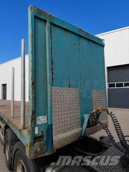 Actm SREM 3 ESSIEUX نصف مقطورات مسطحة / مفصلية الجوانب