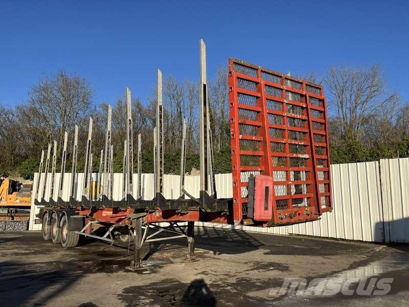 Fruehauf GRUMIERE 3 ESSIEUX مقطورات أشجار