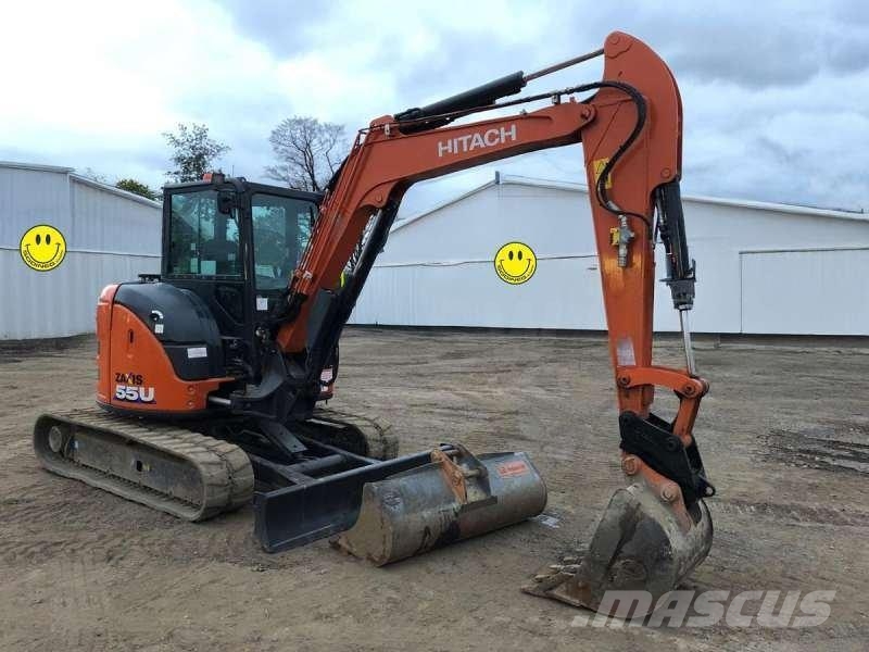 Hitachi ZX55U-6 CLR حفارات زحافة