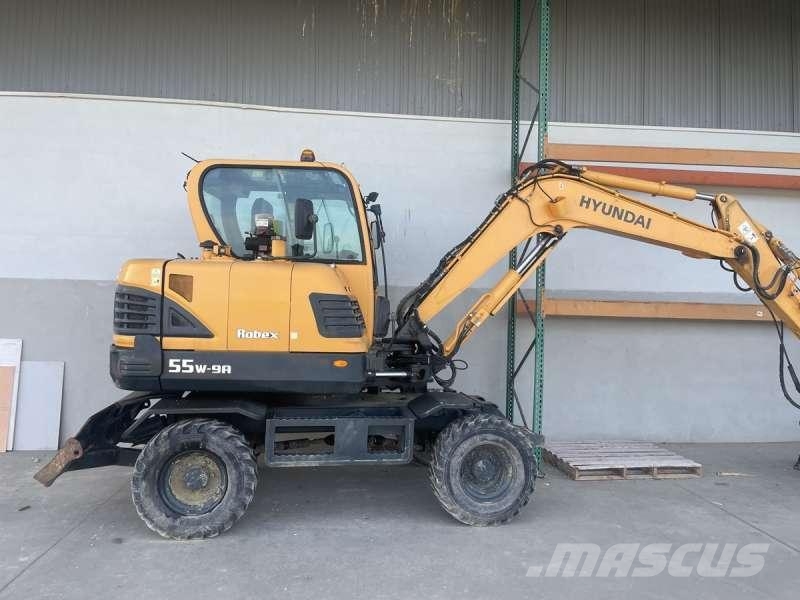 Hyundai R55W-9A Gravemaskiner på hjul