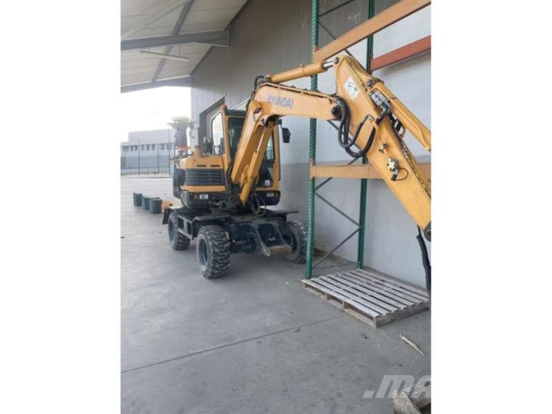 Hyundai R55W-9A Gravemaskiner på hjul