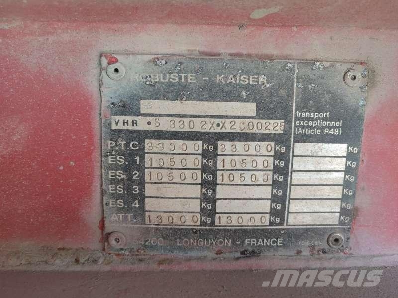 Kaiser 2 ESSIEUX Самосвални полуремаркета