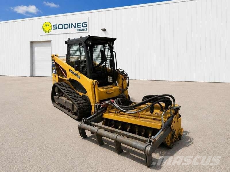 Komatsu CK20 + GYROBROYEUR 小型装载机