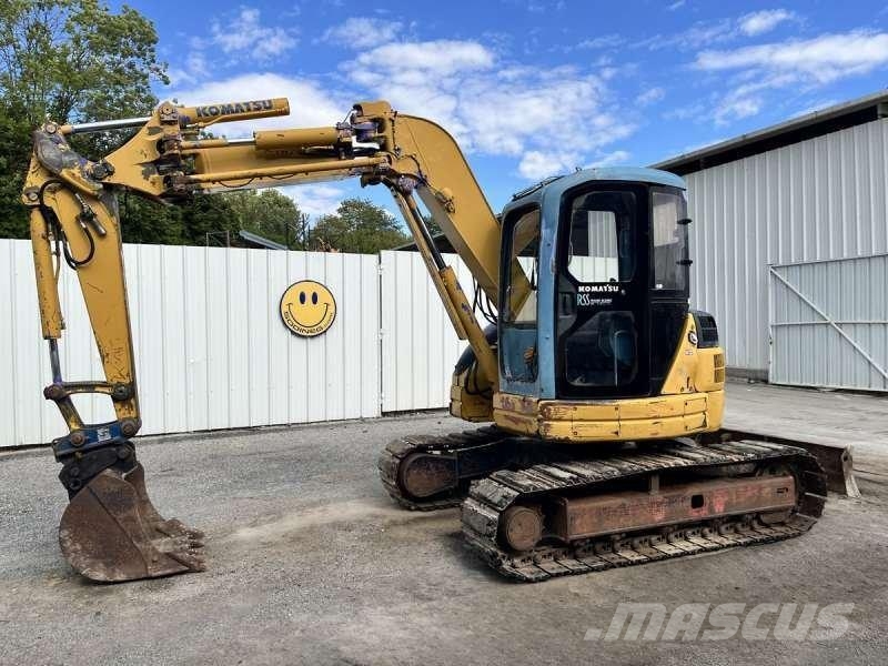 Komatsu PC75UU-3 Rupsgraafmachines