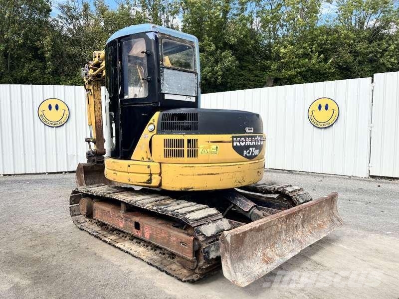 Komatsu PC75UU-3 Rupsgraafmachines