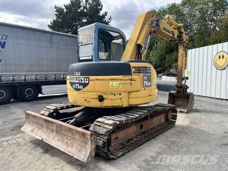 Komatsu PC75UU-3 Rupsgraafmachines