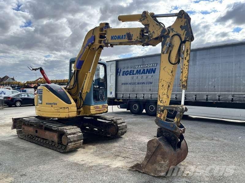 Komatsu PC75UU-3 Rupsgraafmachines
