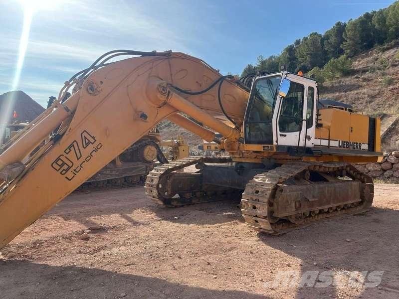 Liebherr R974B Litronic Rupsgraafmachines