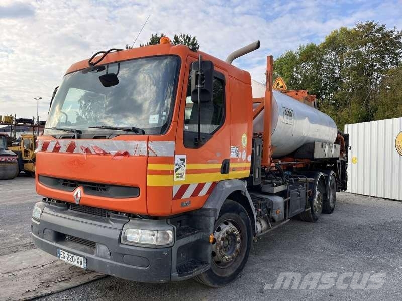Renault PREMIUM 370-26 AVEC BOUILLE ACMAR Camiões caixa desmontável com elevador de cabo