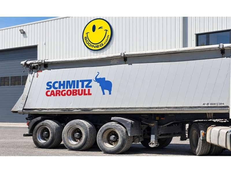 Schmitz ALUMINIUM 3 ESSIEUX Benne semi remorque