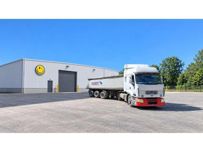 Schmitz ALUMINIUM 3 ESSIEUX Benne semi remorque