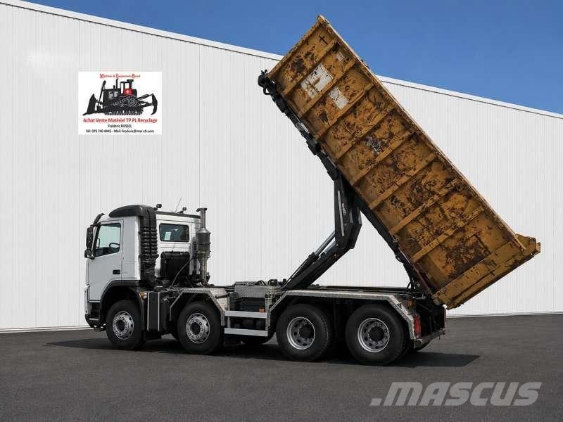Volvo FM380 8X2R Camiões caixa desmontável com elevador de cabo