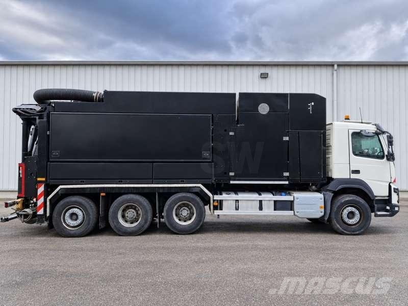 Volvo FMX 500 + Aspiratrice MTS شاحنات أخرى