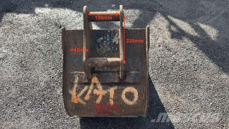  AUTRE 450mm - axes de 45mm soudés Buckets