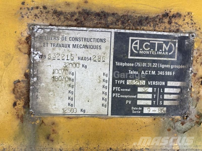 Actm S322 Semirremolques para transporte de vehículos
