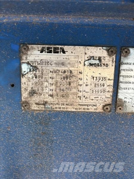 Asca caisse souple 3 ess. Gesloten opleggers