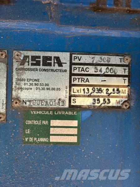 Asca caisse souple 3 ess. Gesloten opleggers