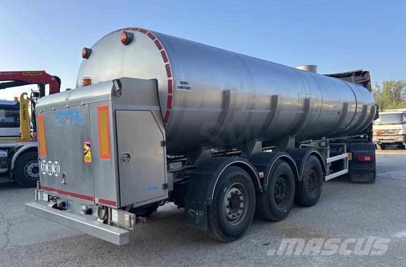 ETA 29000L POMPAGE HYDRAULIQUE Tanker semi-trailers