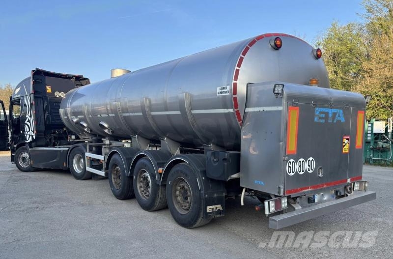 ETA 29000L POMPAGE HYDRAULIQUE Tanker semi-trailers