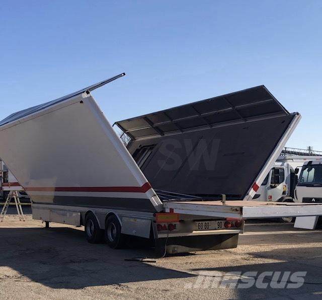 Fruehauf FOURGON PODIUM 32T Box body semi-trailers