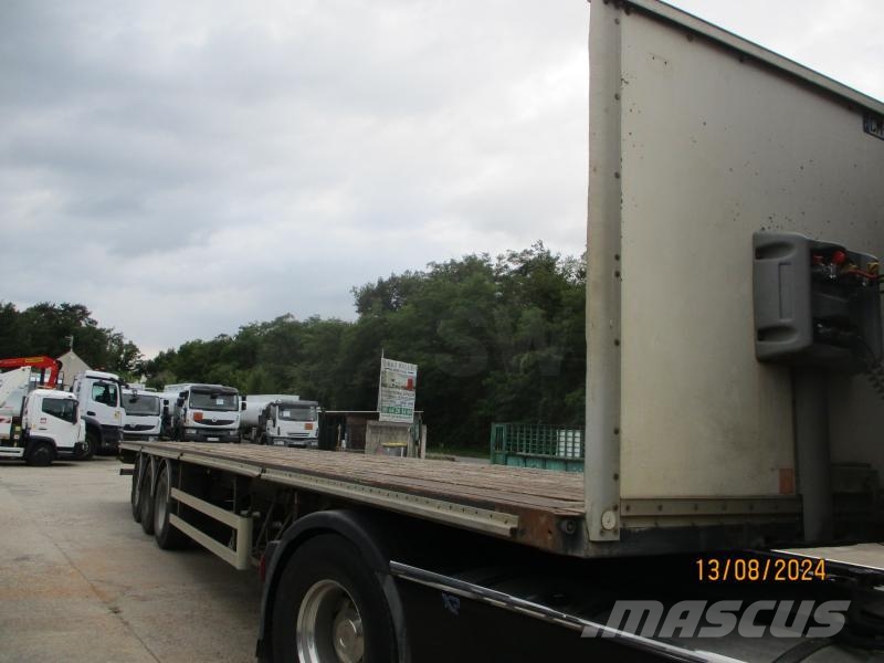 General Trailer 3 essieux Semi-trailer med lad/flatbed