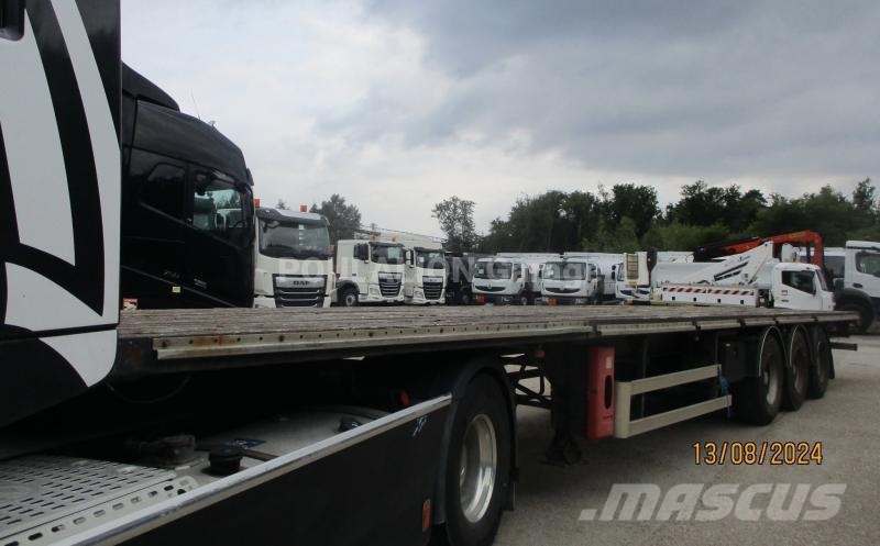 General Trailer 3 essieux Semi-trailer med lad/flatbed