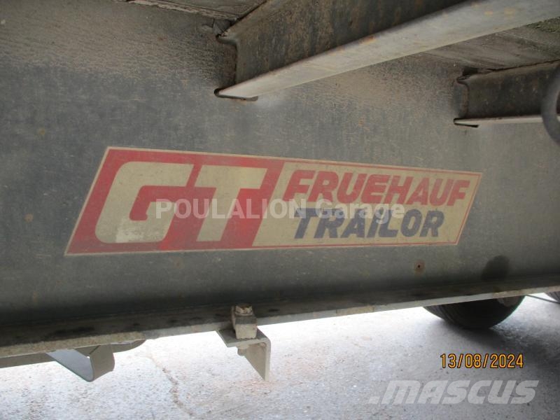 General Trailer 3 essieux Semi-trailer med lad/flatbed