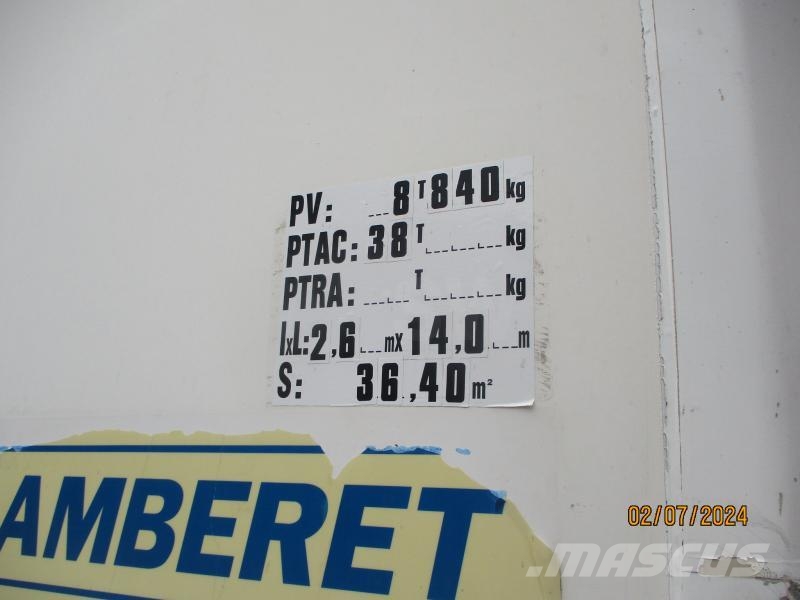 Lamberet FG TD group CARRIER Semirremolques isotermos/frigoríficos