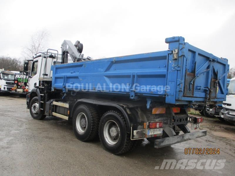 Mercedes-Benz Arocs 2636 année 2020 grue HMF 1310 K2 année 2008 Грузовики-Самосвалы