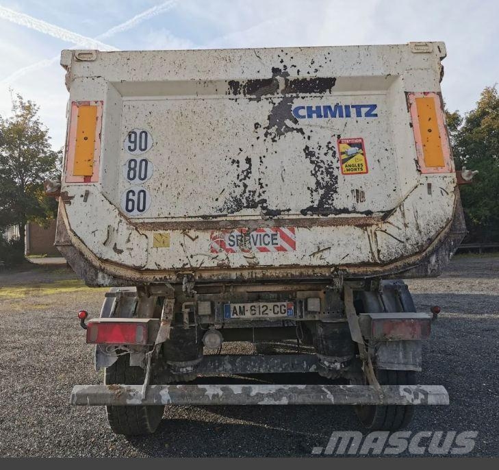 POUR L'EXPORT SCHMITZ SANS BÂCHE Kippladerauflieger