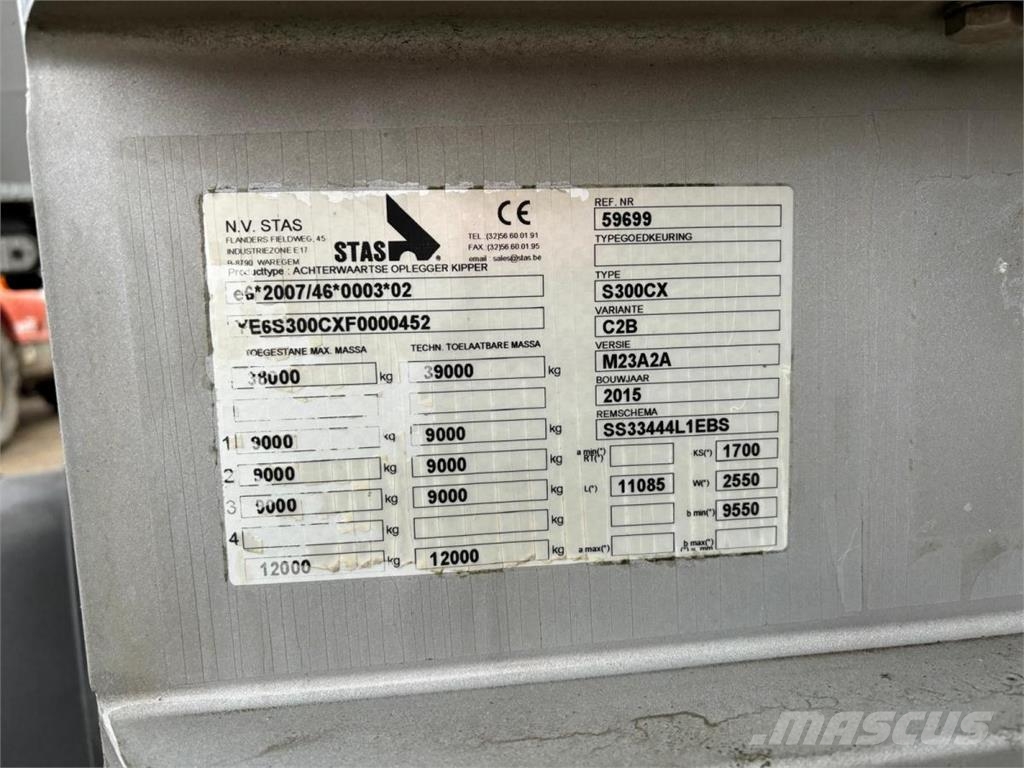 Stas S300CX Semirremolques de volteo