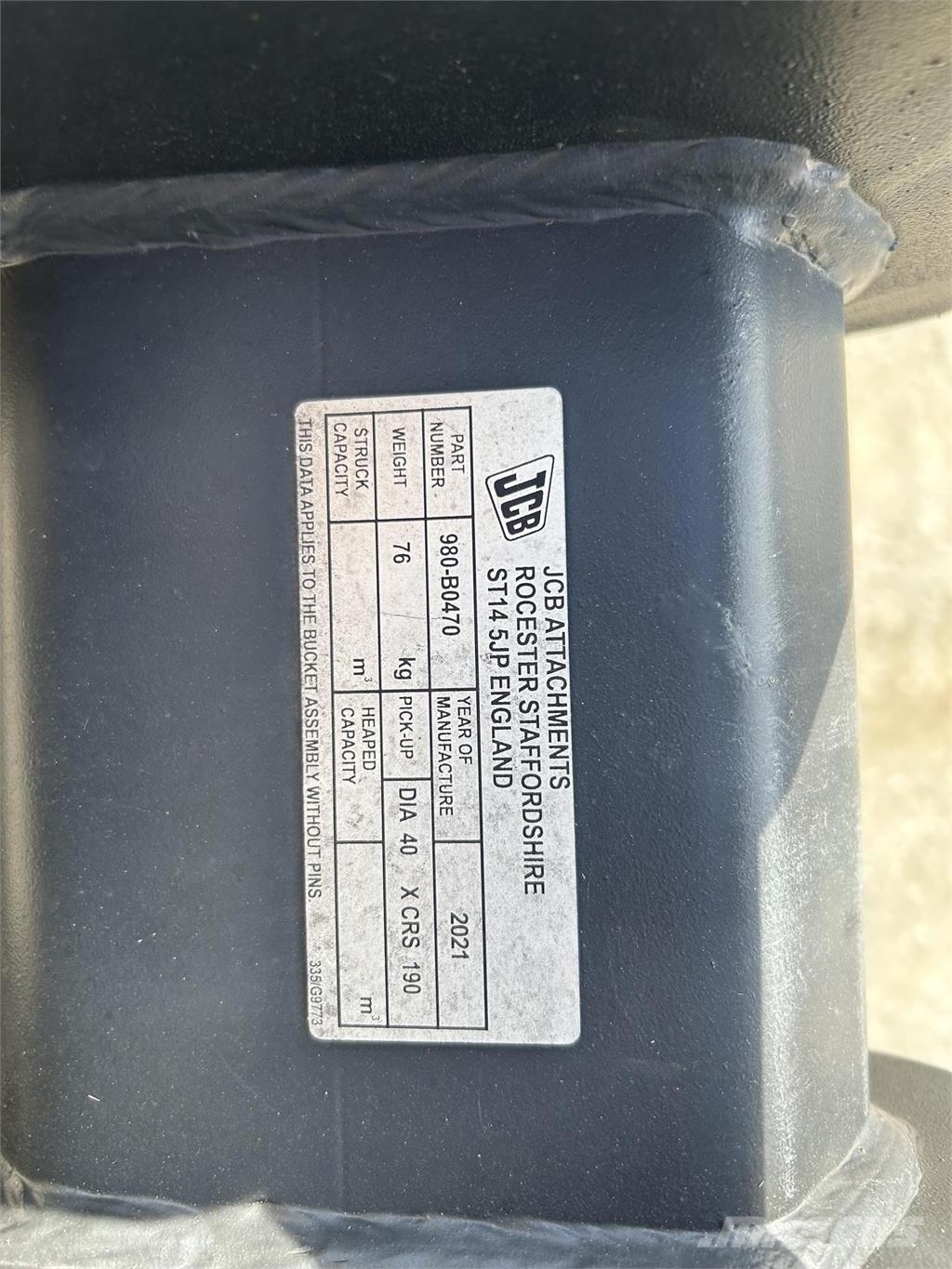 JCB 18 BUCKET Építőipar - Egyebek