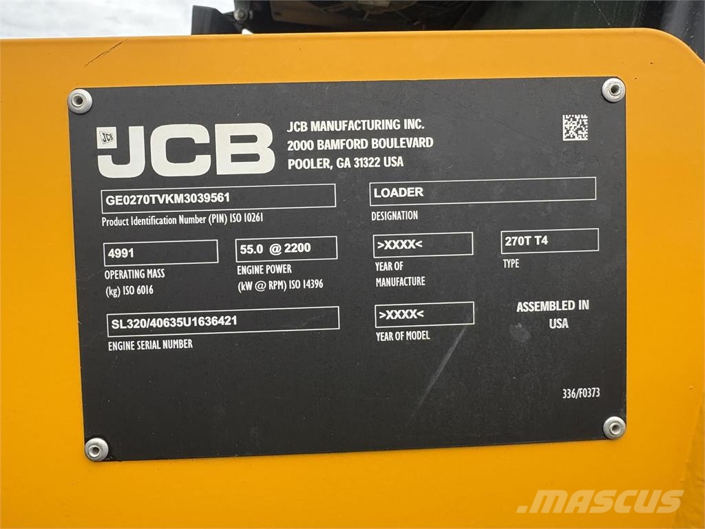 JCB 270T Skid steer loaders