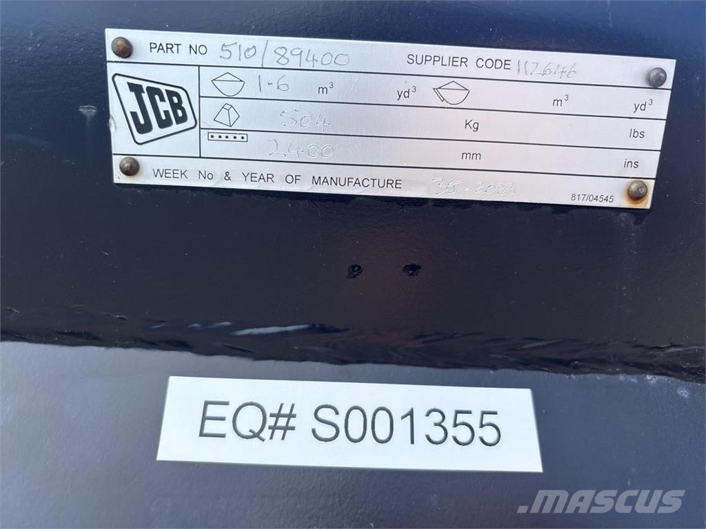 JCB 417 2.1 CUBIC YARD BUCKET معدات البناء - غير ذلك