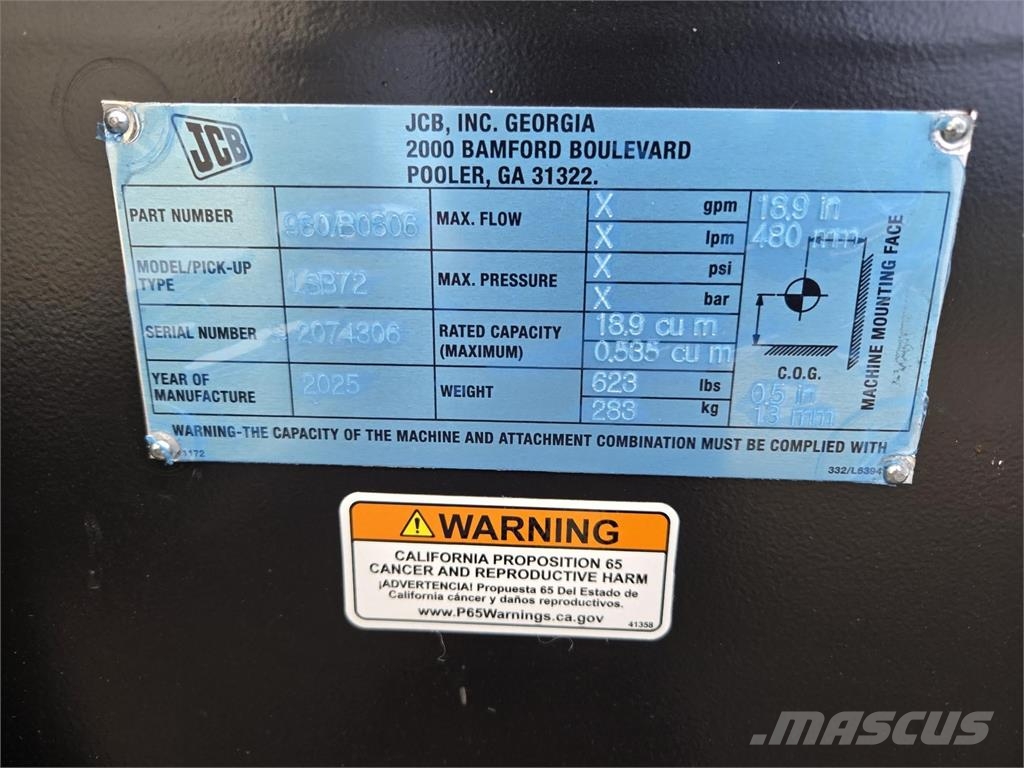 JCB 72 BUCKET Gradbeništvo - drugo