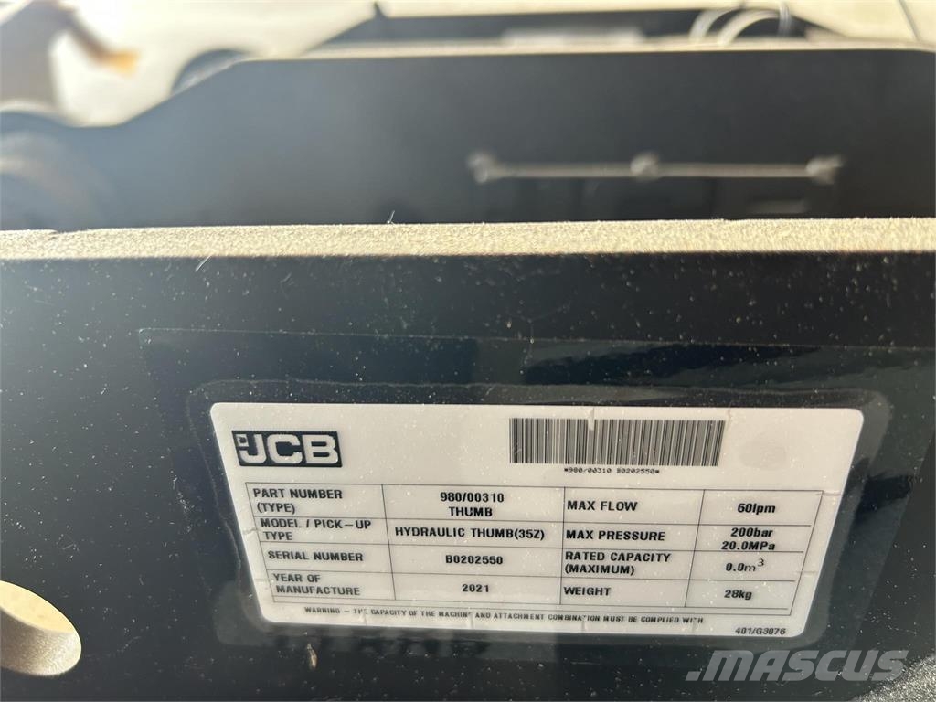 JCB 980/00310 Skarifikatori