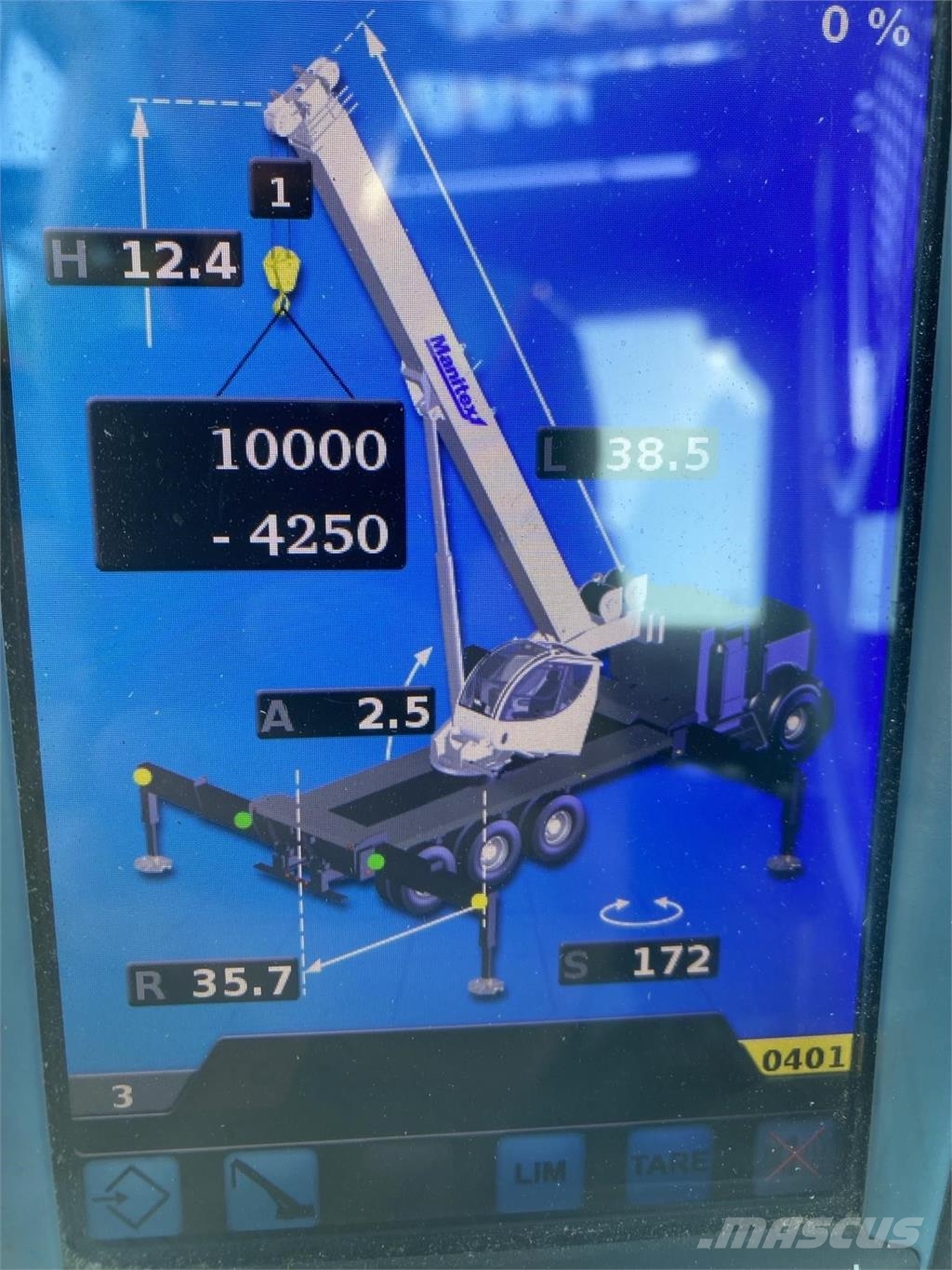Manitex 50155SHL Truck mounted cranes