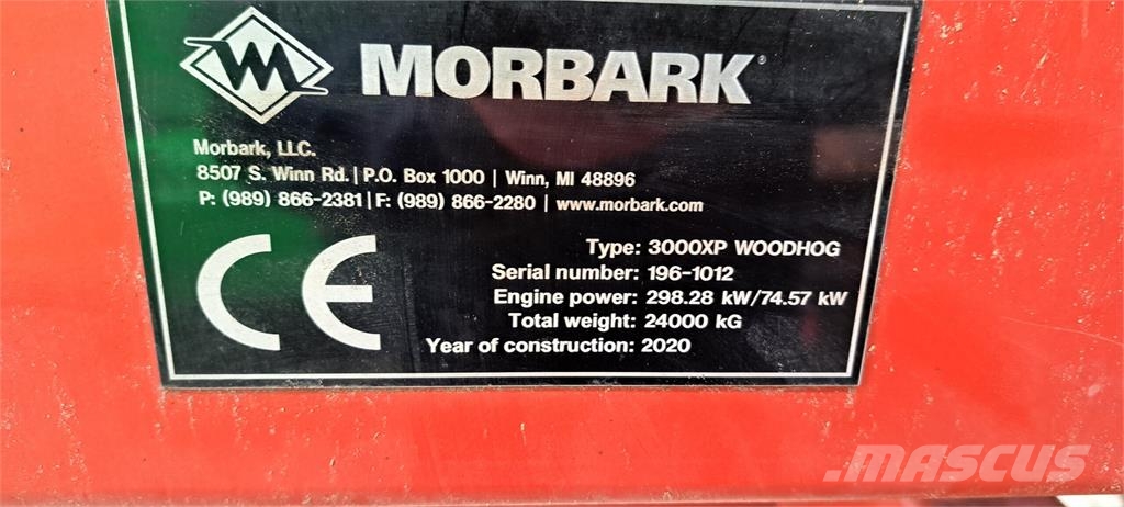 Morbark 3000 XP Electric Kantojyrsimet