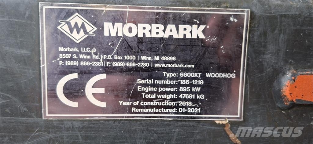 Morbark 6600XT معدات البناء - غير ذلك