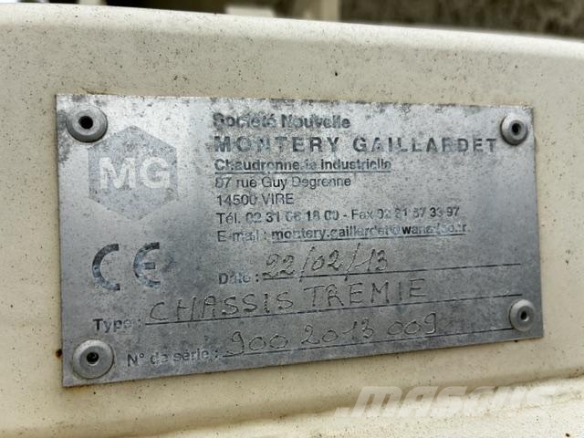 MONTERY GAILLARDET TREMIE CIMENT ET CHAUX خلاطات خرسانة
