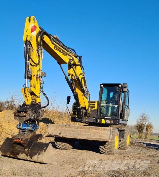 Yanmar B 110 W 휠 굴삭기