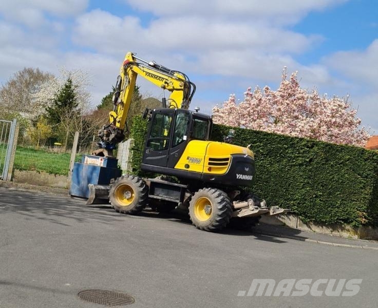 Yanmar B 110 W 휠 굴삭기