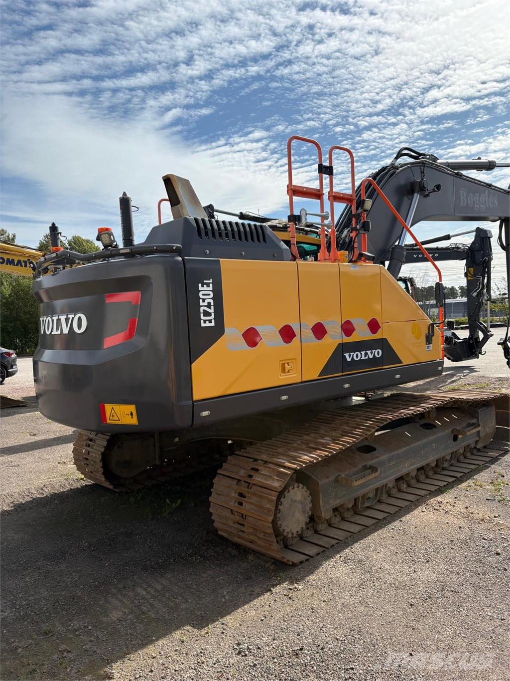 Volvo EC250EL Kāpurķēžu ekskavatori